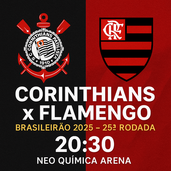 Corinthians x Flamengo às 20h30: tudo que você precisa saber + como assistir ao vivo