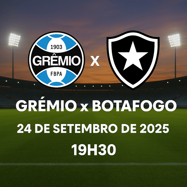 Grêmio x Botafogo: tudo sobre o duelo às 19h30