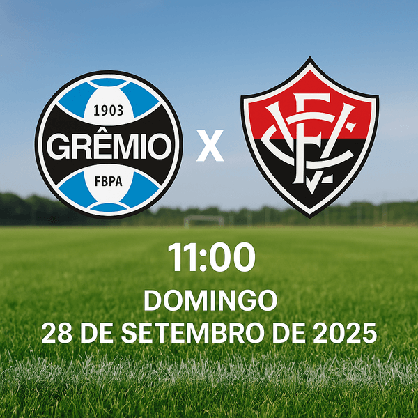 Grêmio x Vitória às 11h00: o grande duelo da 25ª rodada do Brasileirão 2025
