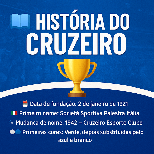 História do Cruzeiro: trajetória de um gigante do futebol brasileiro
