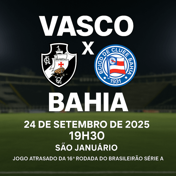 Vasco x Bahia às 19h30: tudo o que você precisa saber para assistir ao vivo