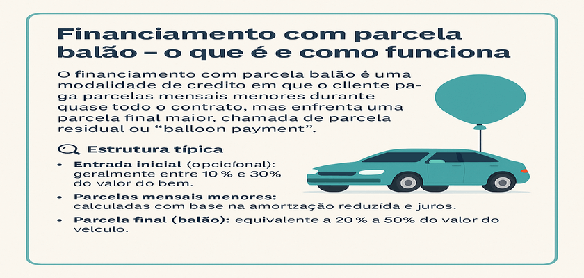Financiamento com parcela balão Como funciona e quando usar