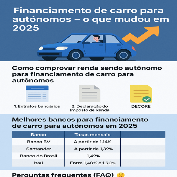 Financiamento para autônomos em 2025 Saiba como funciona